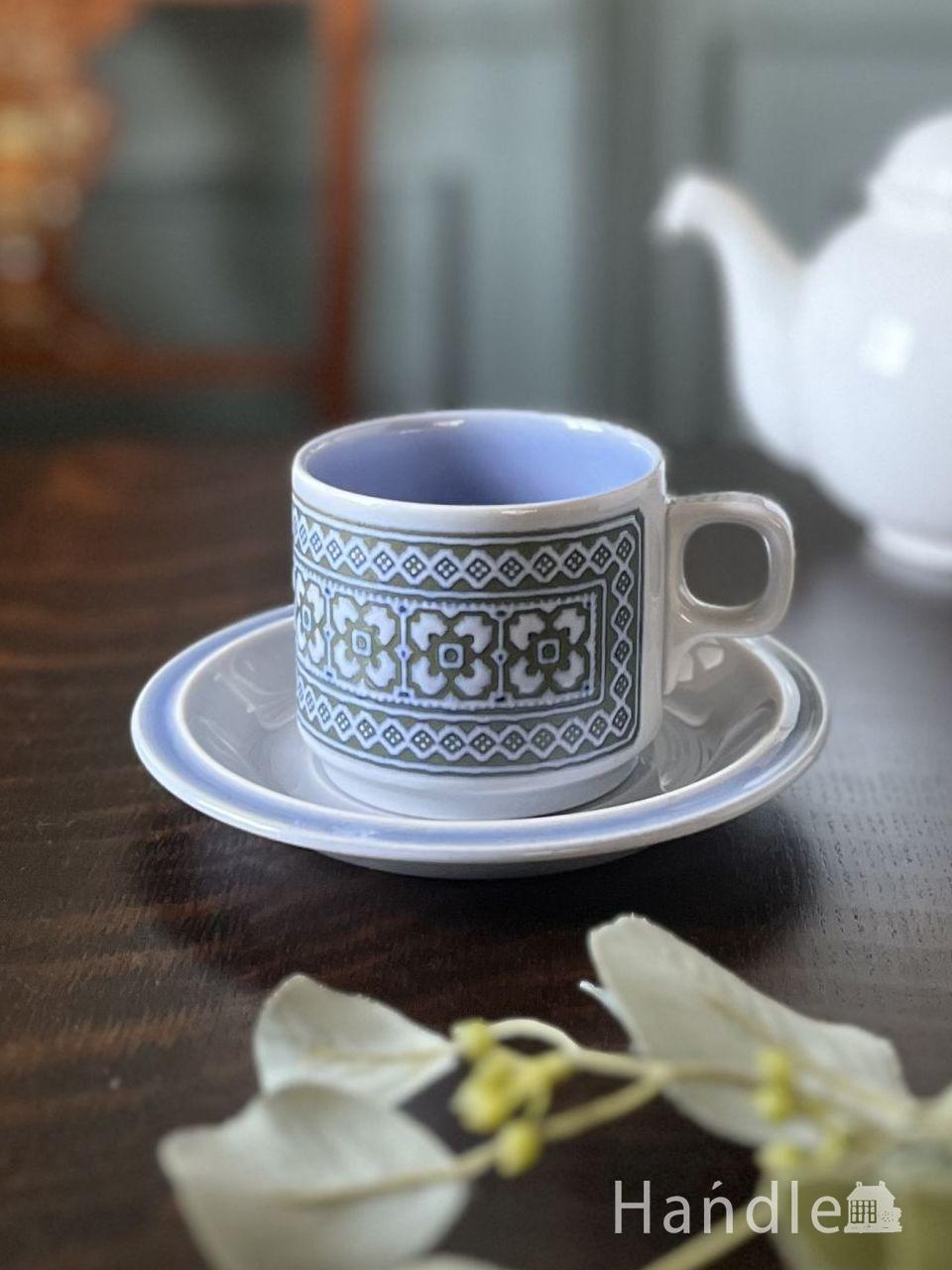 イギリスのビンテージ食器、ホーンジー社のサフランシリーズカップ