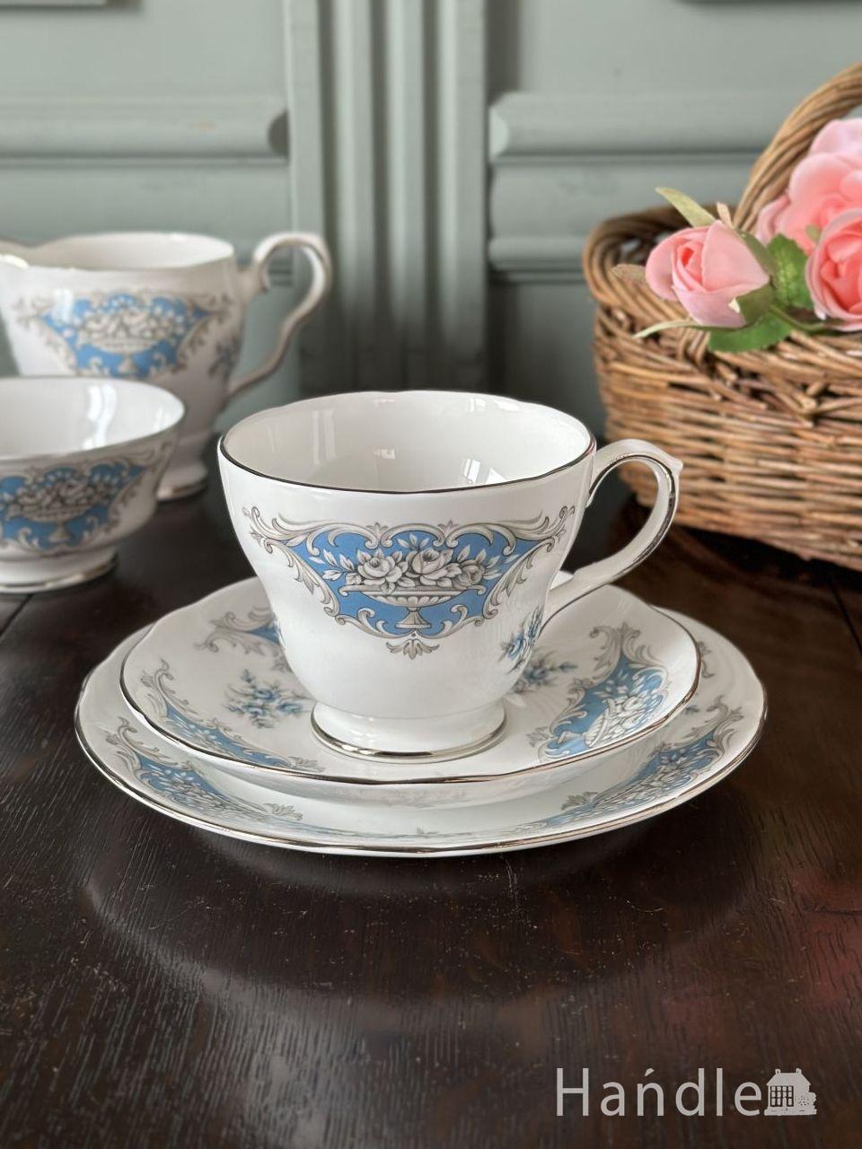 イギリスから届いたビンテージのカップ＆ソーサー、DUCCESS
