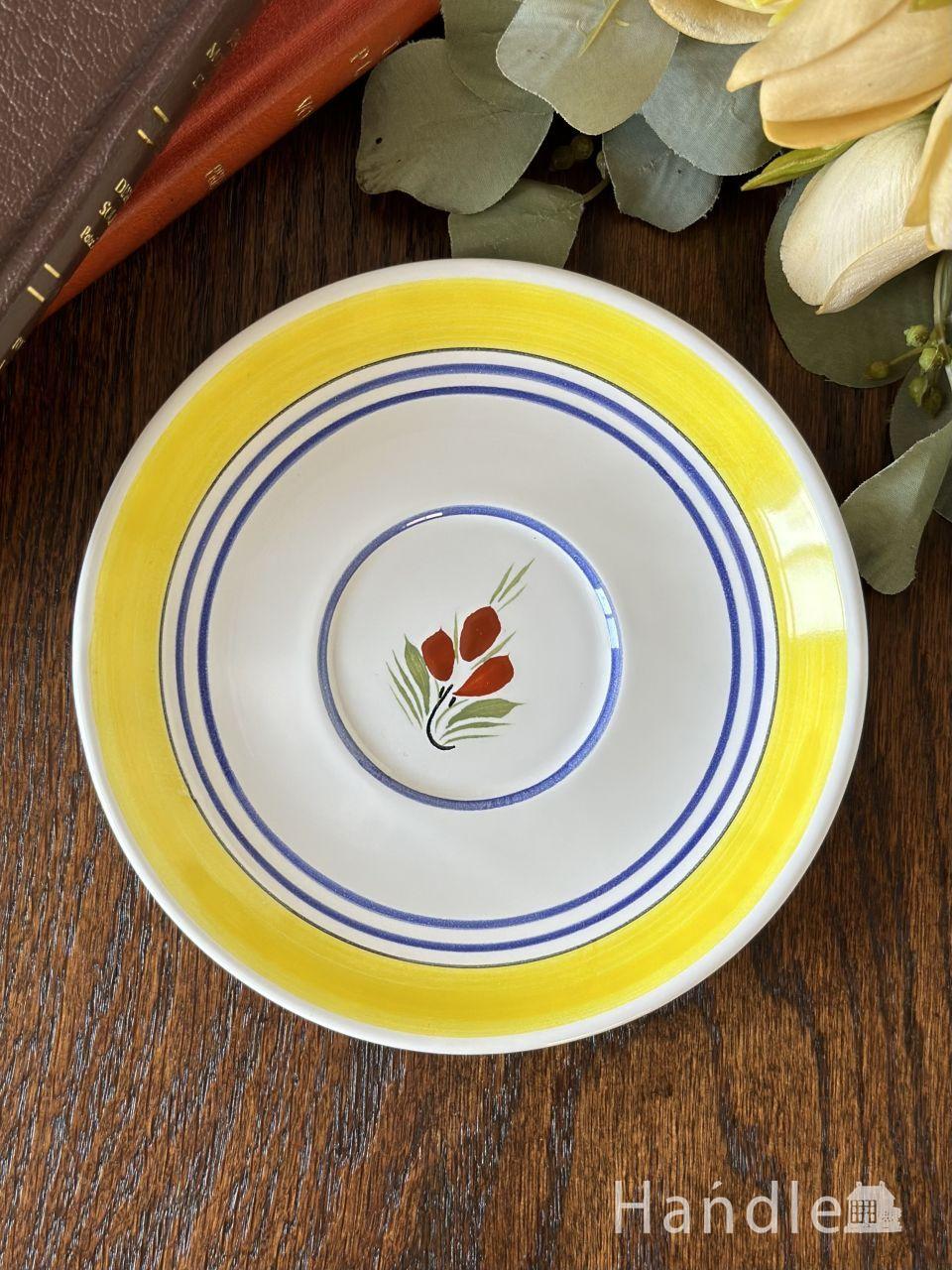 フランスのビンテージプレート、アンリオ・カンペールのお皿(m-8448-z