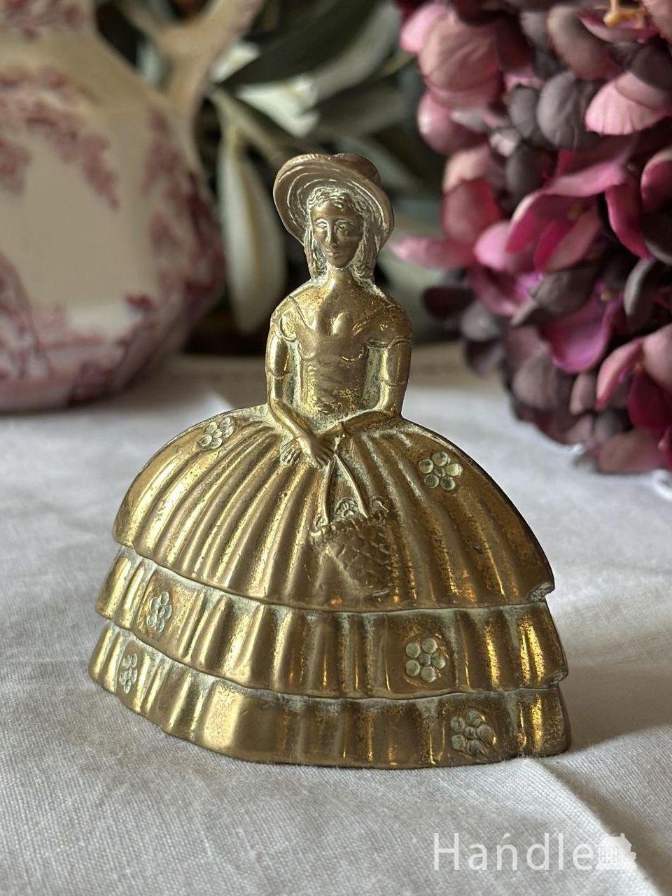 アンティークのおしゃれなベル、アンティークガラスの可愛い呼び鈴(pg