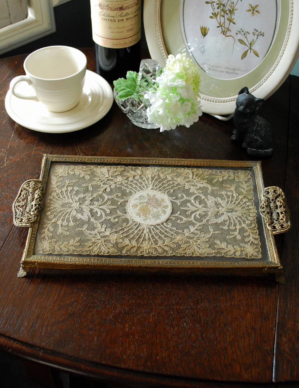 プチポワン ビンテージ 値下げ済 プチポワン トレイ ドレッシング