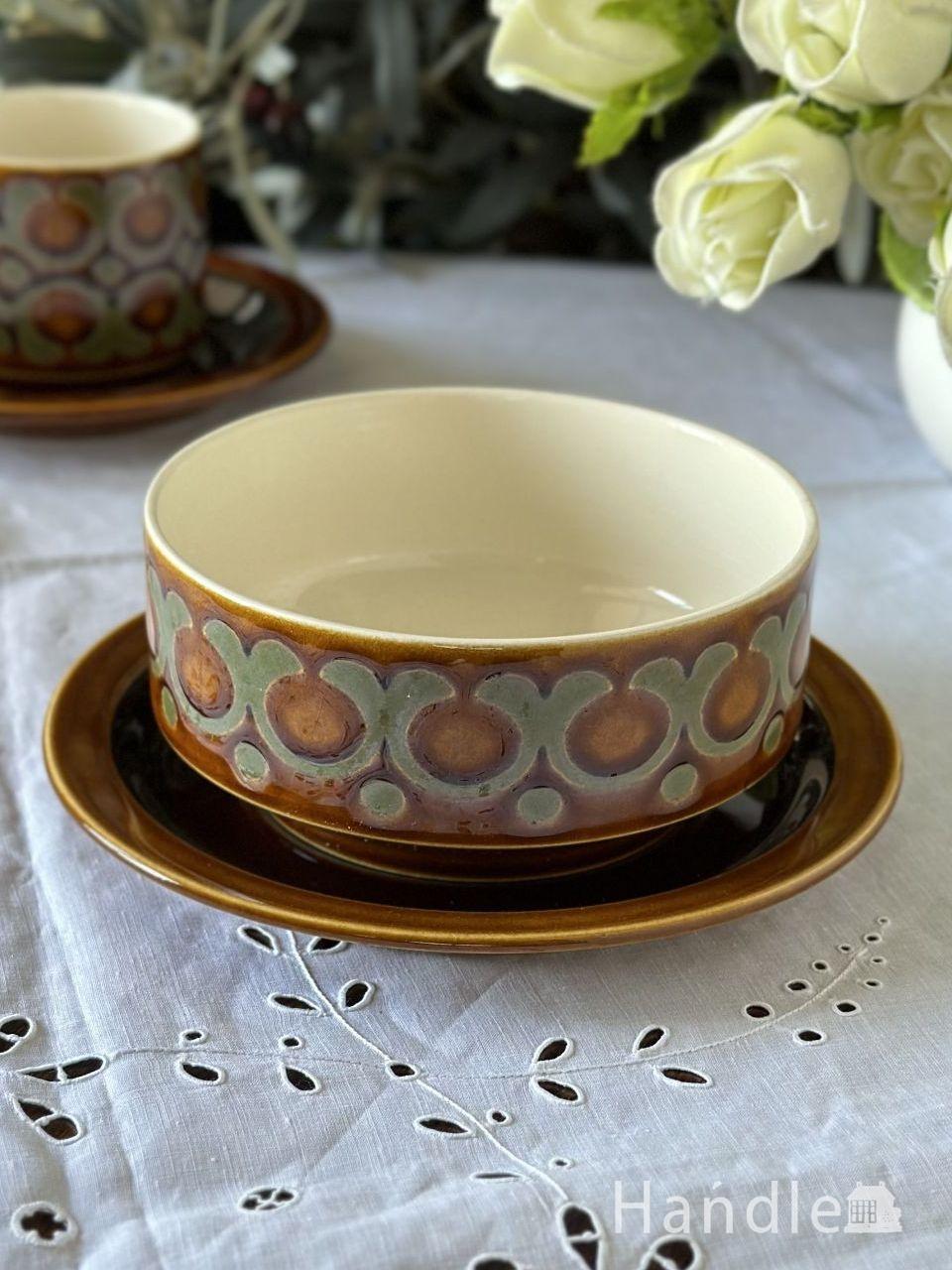 ホーンジー社のアンティーク食器、「Bronte」ブロンテシリーズの