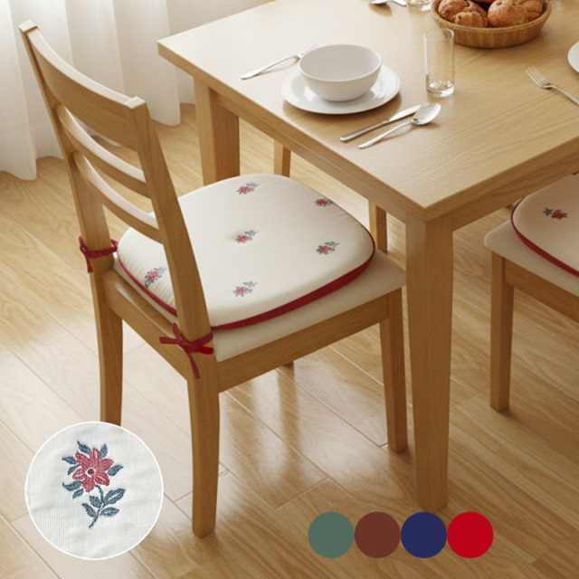 シートクッション バテイ型（馬蹄型） 椅子用 紐付き 座布団 おしゃれ