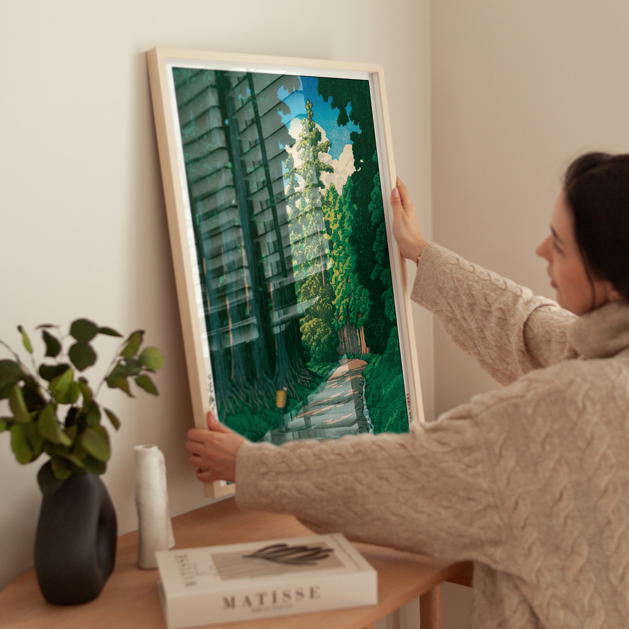 3枚セット(17種より) 12×18 / 川瀬巴水 日本製 木版画複製 絵画 新版画