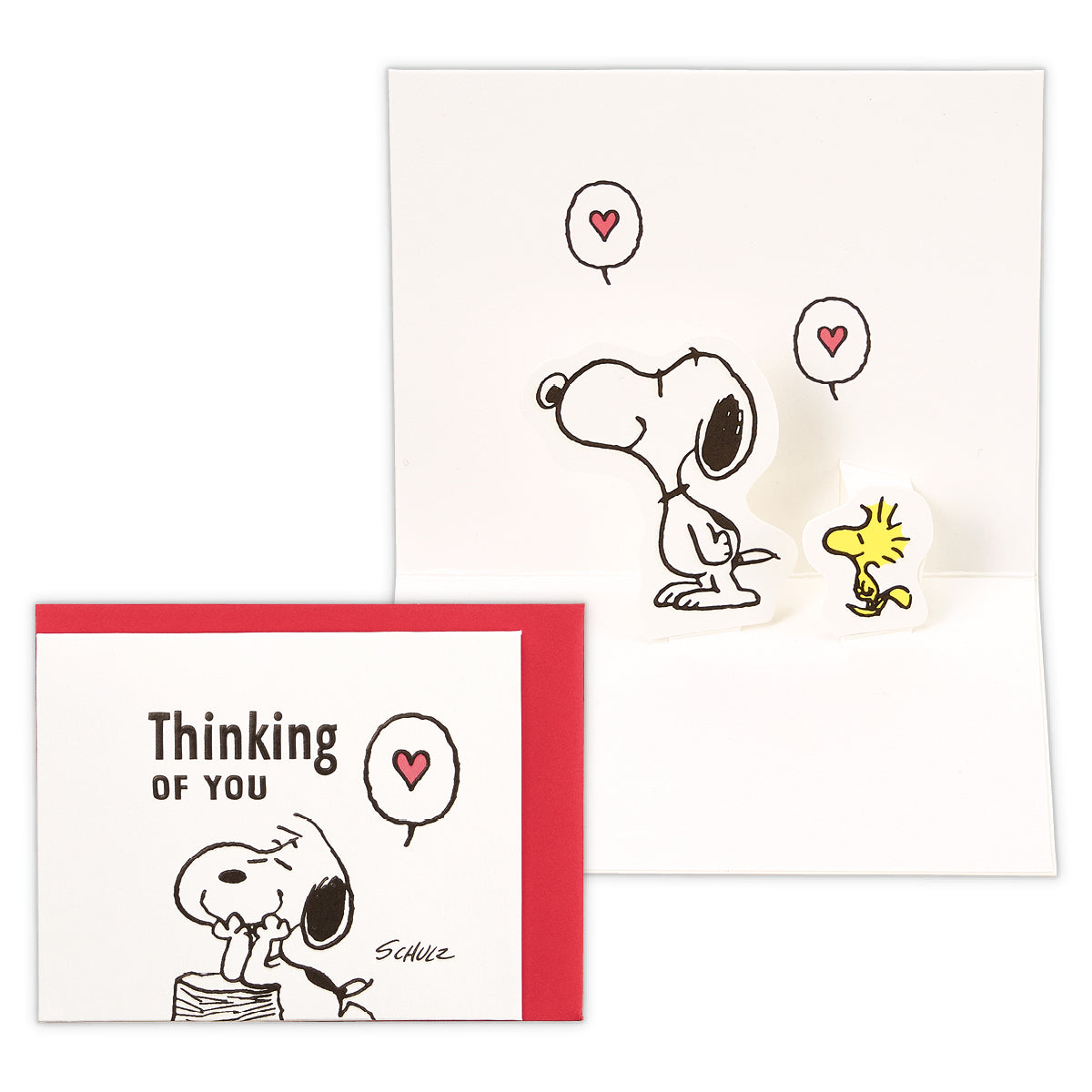 スヌーピー スヌーピーとウッドストック【多目的／立体ミニカード