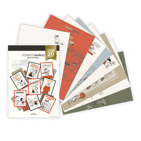 スヌーピー 20柄ピーナッツギャラリーII【レターパッド】 – 日本ホール