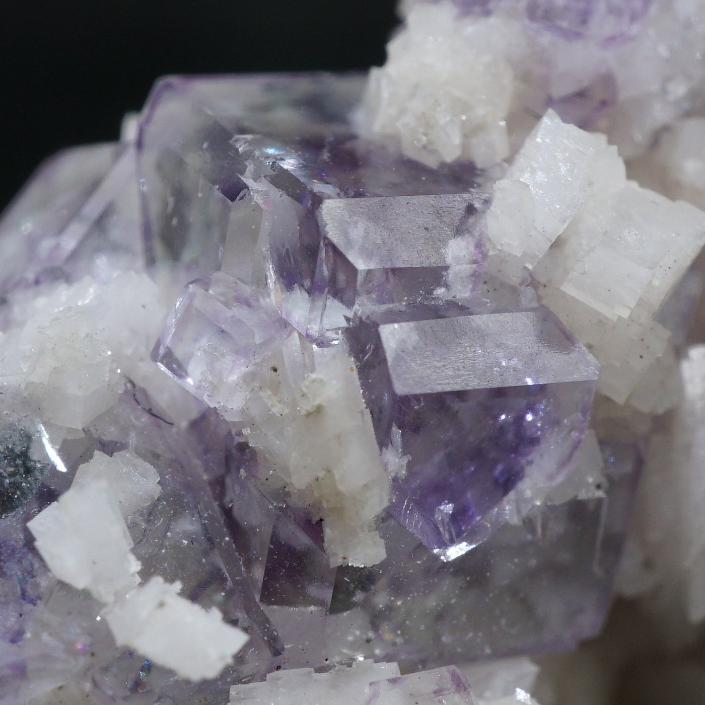 中国湖南省上堡(Shangbao)鉱山産 パープルフローライト 中国湖南省上堡