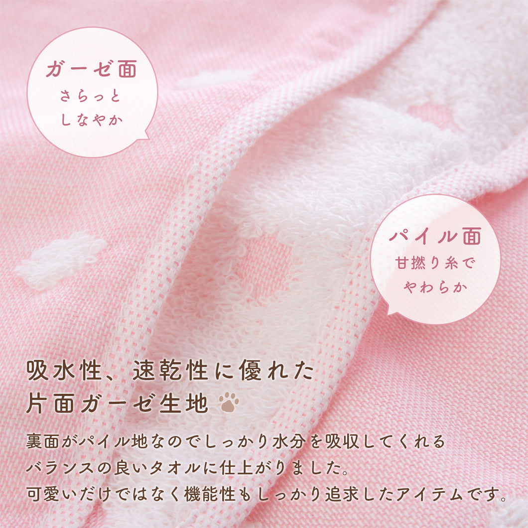 COCOちゃんガーゼ バスタオル ｜今治の老舗タオルメーカー【ハート