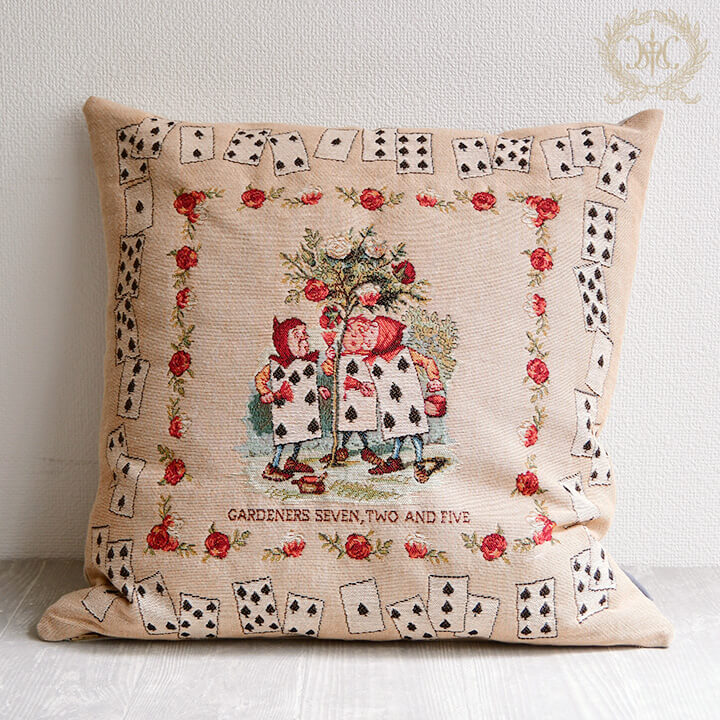 ARTdeLYSフランス製ゴブラン織クッション/アリストランプ/ベージュ