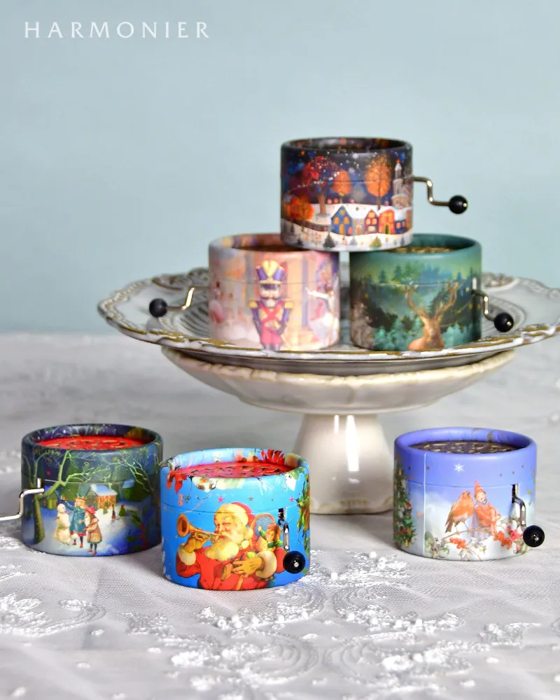 ドイツ製手巻きオルゴール/ナッツクラッカー｜クリスマス雑貨の通販