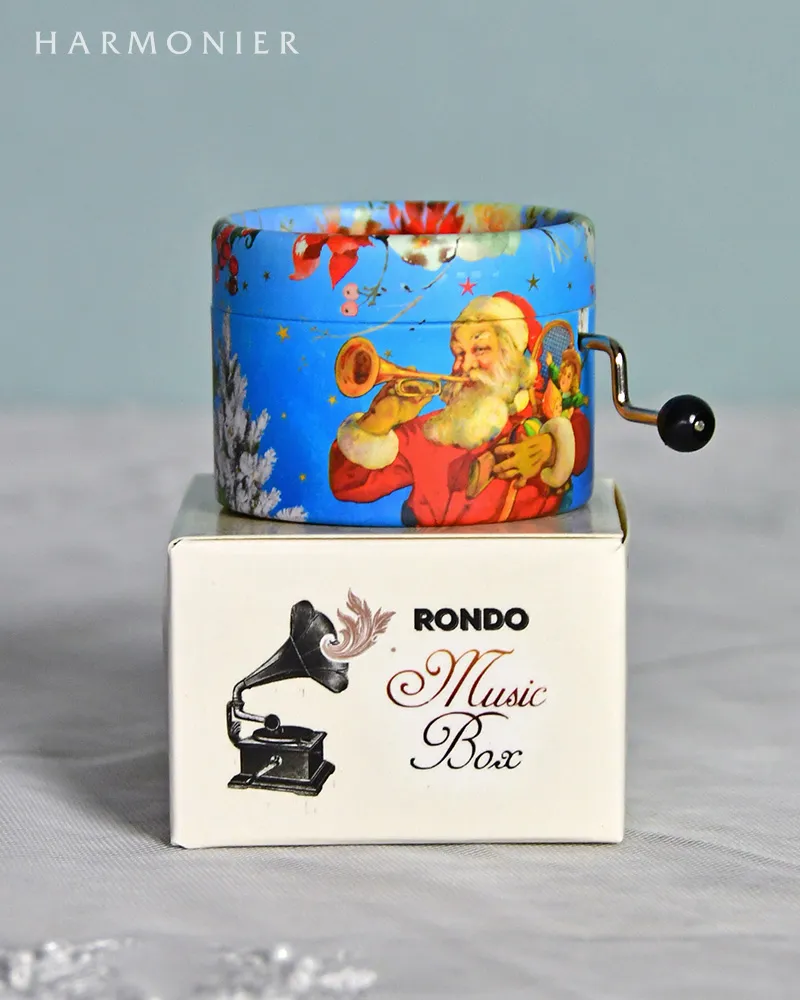 ドイツ製手巻きオルゴール/サンタクロース｜クリスマス雑貨の通販