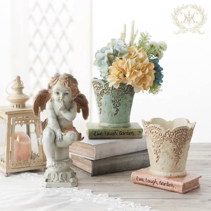 バロックエンジェルフィギュア｜クリスマス雑貨の通販 ハルモニア web