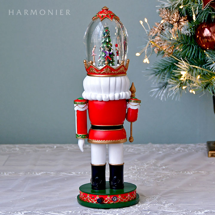 ナッツクラッカーオルゴールドームフィギュア｜クリスマス雑貨の通販