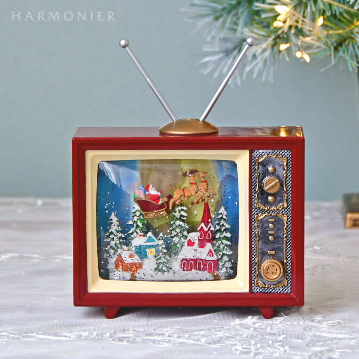 リキッドLEDオルゴールテレビ｜クリスマス雑貨の通販 ハルモニア web