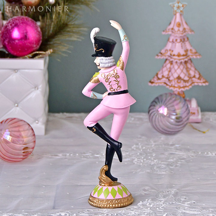 ダンシングソルジャーフィギュア/ピンク｜クリスマス雑貨の通販