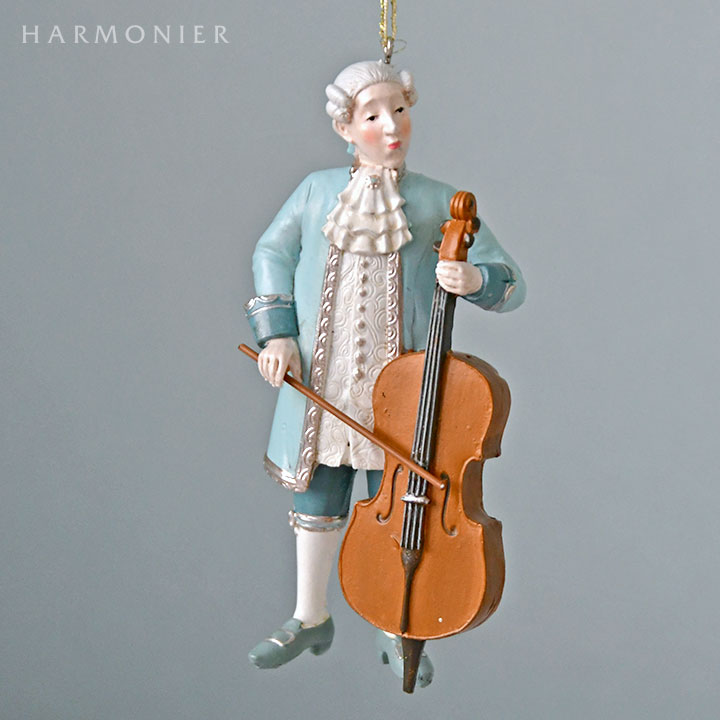 ミュージックアンサンブルオーナメント（ブルー/ピンク）｜クリスマス