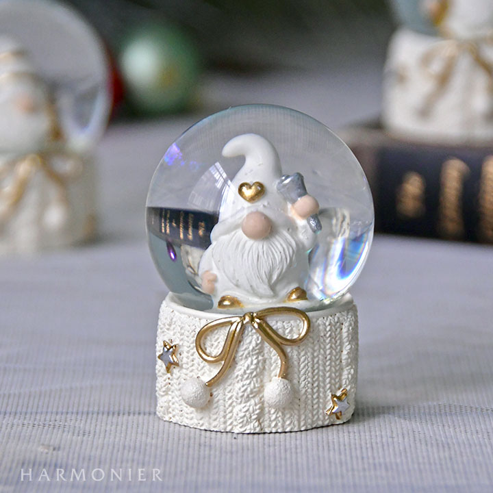 ミニスノードーム/ホワイトノーム（ツリー/プレゼント/ベル