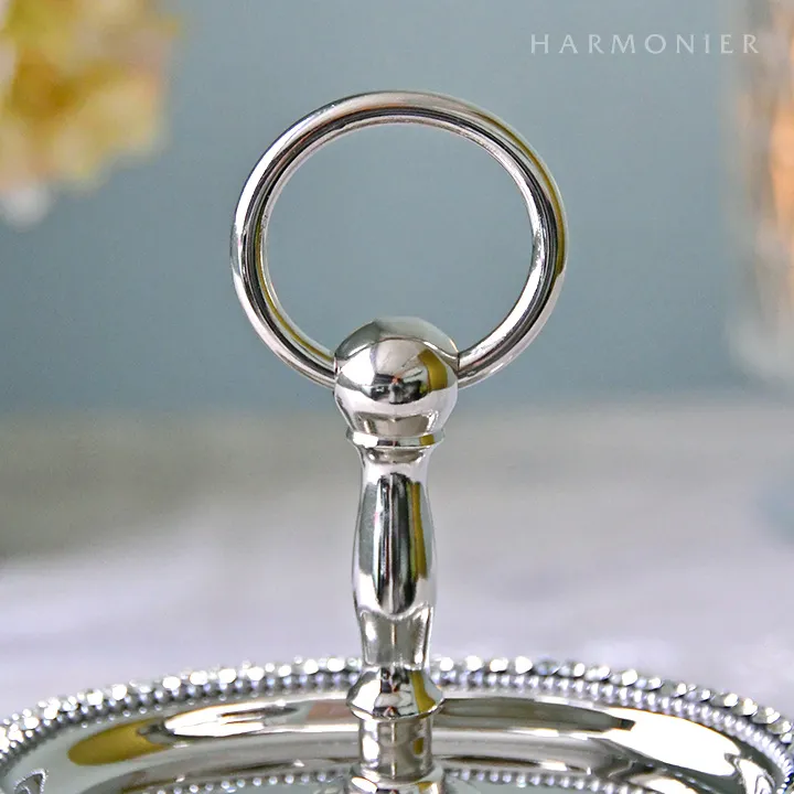 メタルジュエルミニ2段トレイ(オーバル/スクエア)｜輸入雑貨の通販