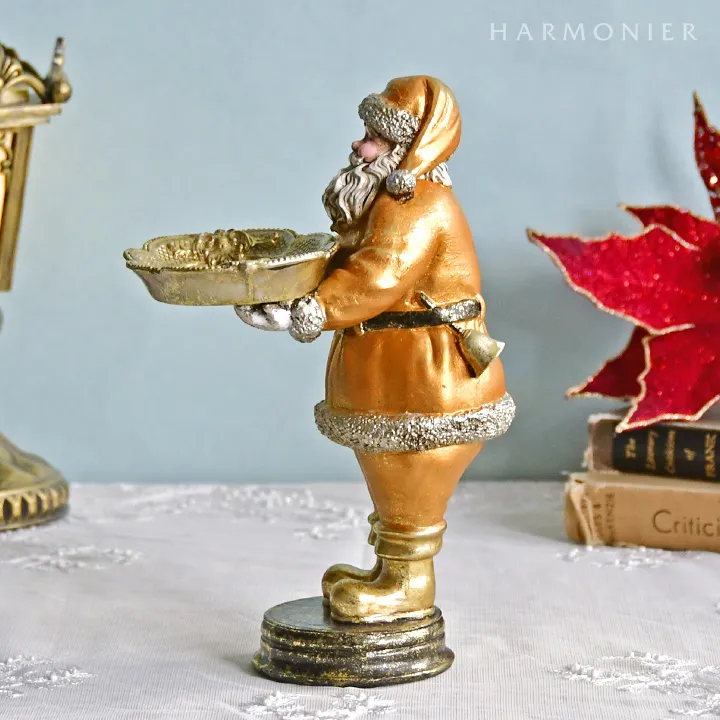 エレガンスサンタトレイオブジェ｜クリスマス雑貨の通販 ハルモニア