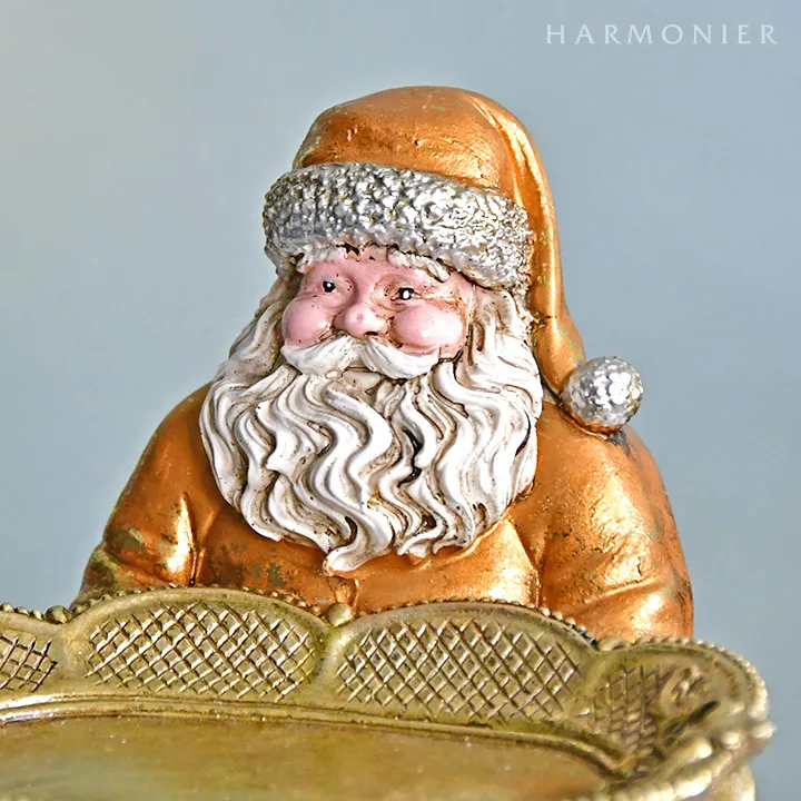 エレガンスサンタトレイオブジェ｜クリスマス雑貨の通販 ハルモニア