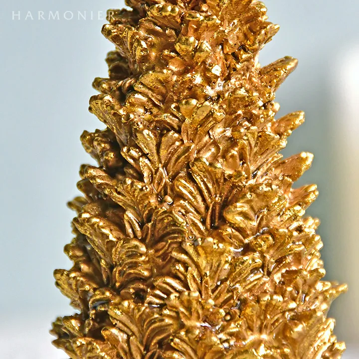 ゴールドフォレストツリーオブジェ22cm｜クリスマス雑貨の通販