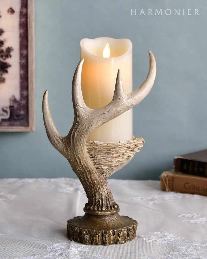 アントラーキャンドルホルダー｜クリスマス雑貨の通販 ハルモニア web