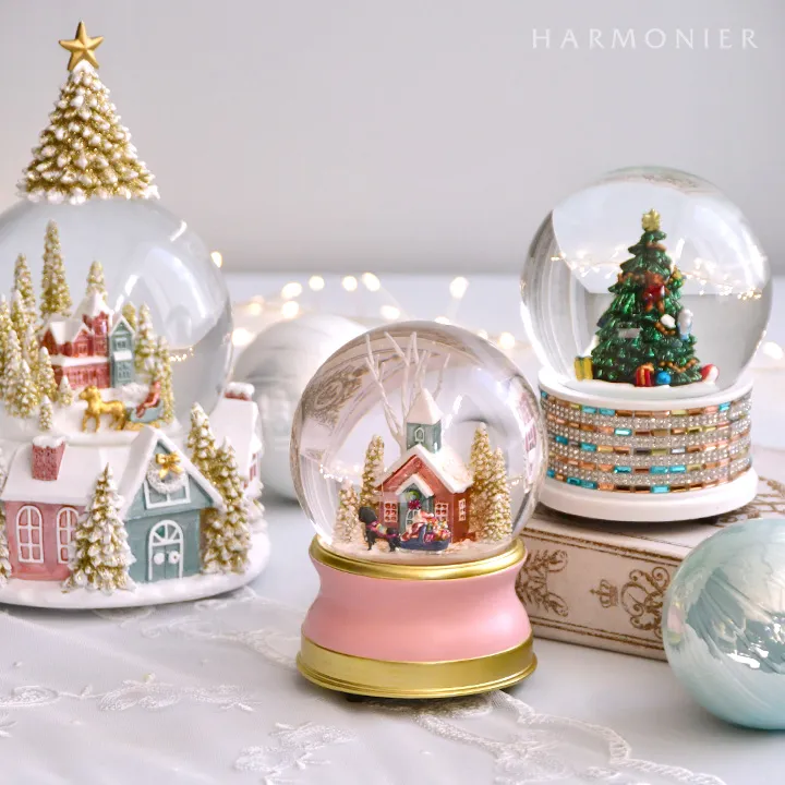 ジュエルスノードームオルゴール/ツリー｜クリスマス雑貨の通販