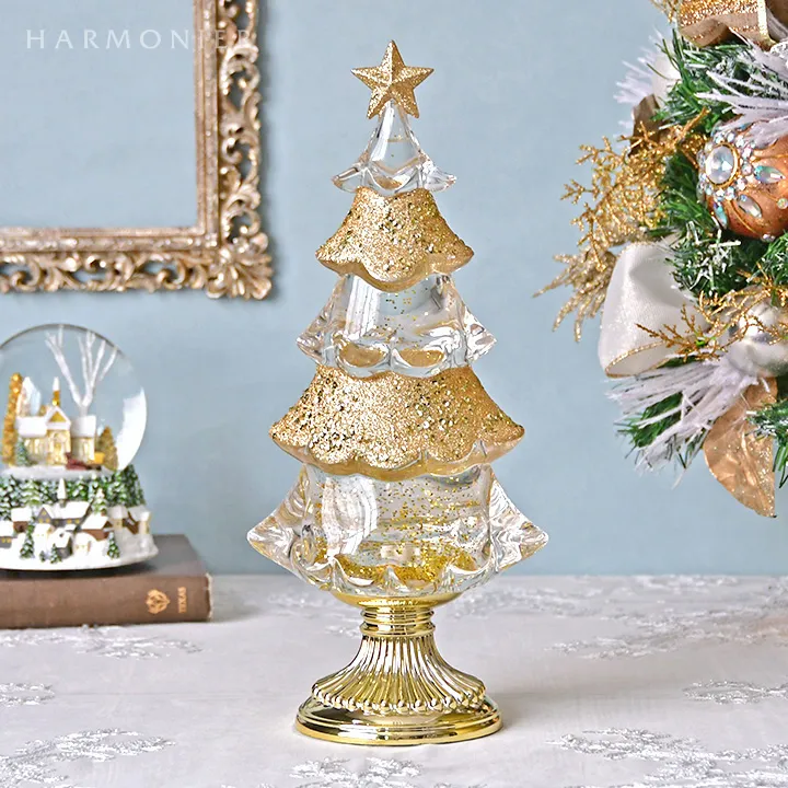 リキッドLEDツリー/ゴールド33cm｜クリスマス雑貨の通販 ハルモニア