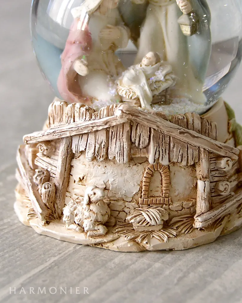 ネイティビティミニスノードーム（ホールド/バスケット）｜クリスマス