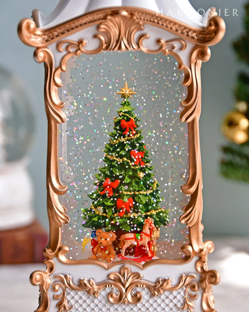 リキッドLEDホワイトランタンツリー｜クリスマス雑貨の通販 ハルモニア