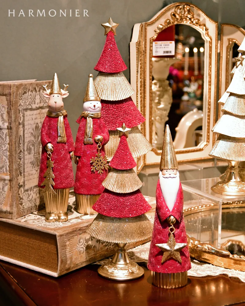 ウインターレッドスノーマンオブジェ｜クリスマス雑貨の通販