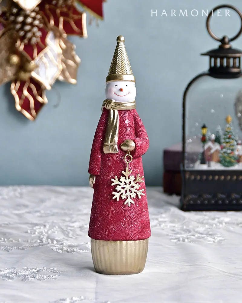 ウインターレッドスノーマンオブジェ｜クリスマス雑貨の通販