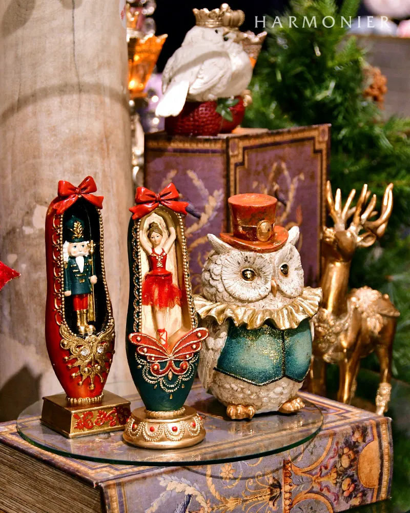 バロックフクロウオブジェ｜クリスマス雑貨の通販 | 輸入雑貨の通販