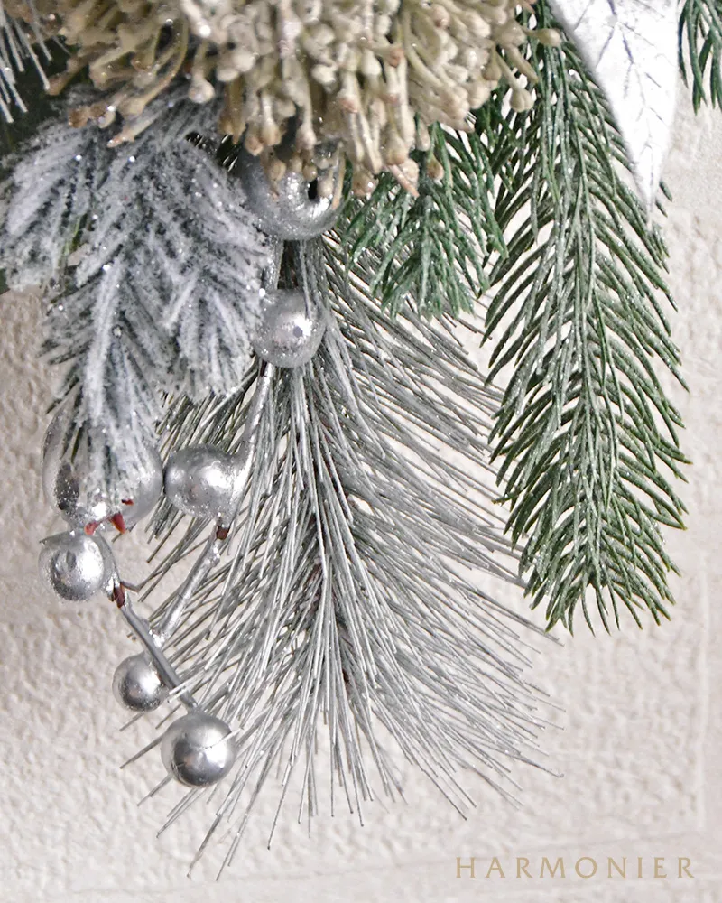 ウインターブルークリスマススワッグ｜クリスマス雑貨の通販