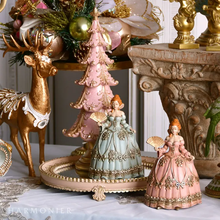 エレガントミラートレイ/ピンク｜クリスマス雑貨の通販 ハルモニア web