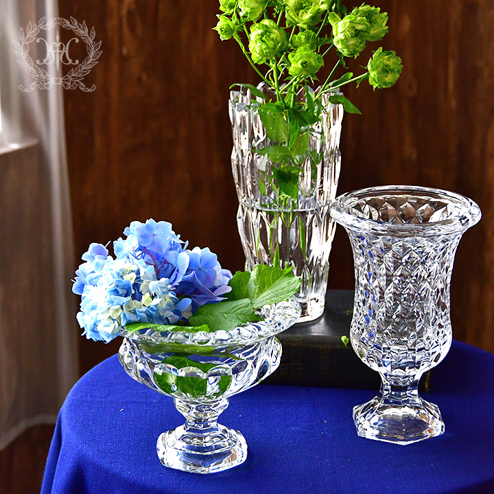 ダイヤカットグラスベース｜輸入雑貨の通販 | 輸入雑貨の通販