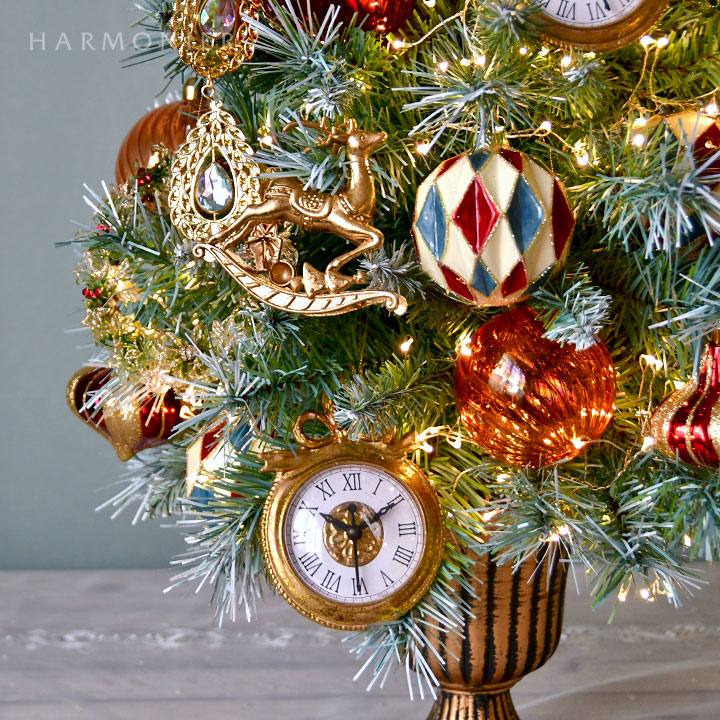 クリアグリーンリーフミニリースオーナメント｜クリスマス雑貨の通販