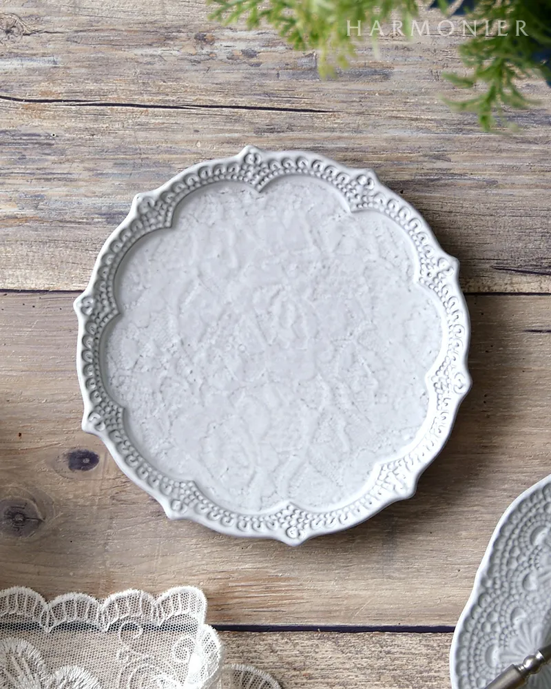 メルレットホワイトプレート16cm/イタリア製｜輸入食器・雑貨の通販