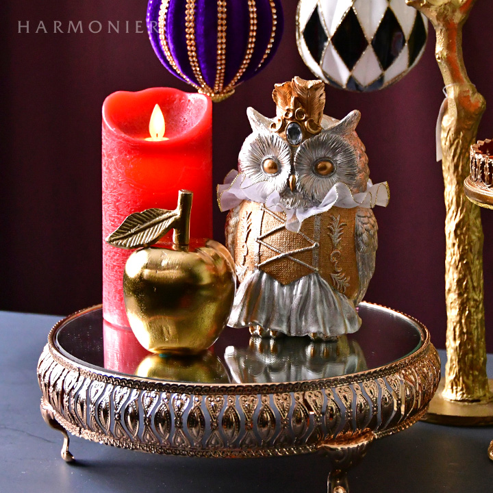エレガントフクロウオブジェ｜クリスマス雑貨の通販 | 輸入雑貨の通販
