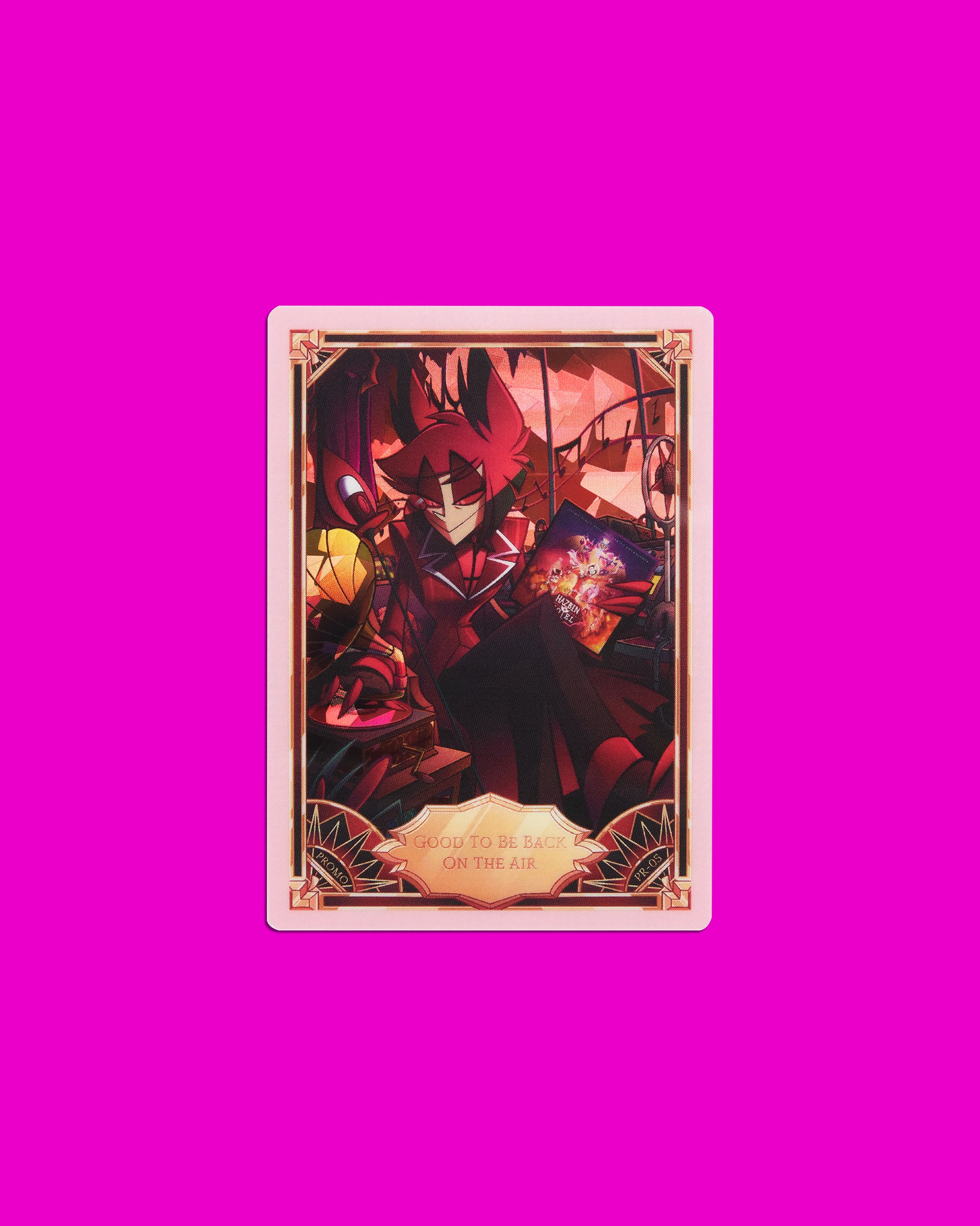 Hazbin Hotel Trading Cards Good To Be Back On The Air Cracked Ice