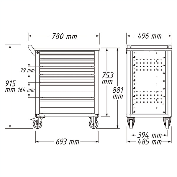 177-6 ツールトロリー 6段 – HAZET JAPAN