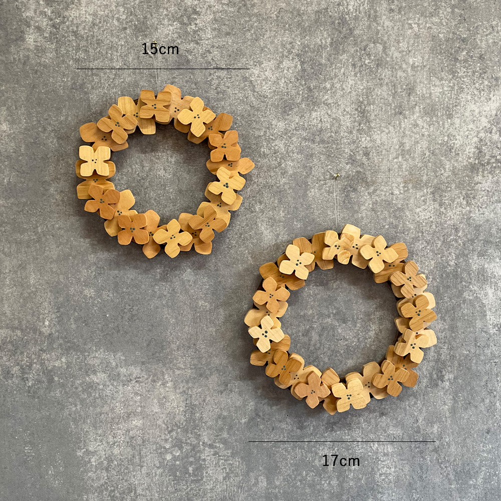 紫陽花のリース