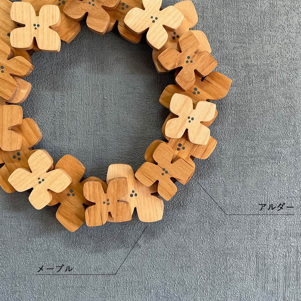 紫陽花のリース