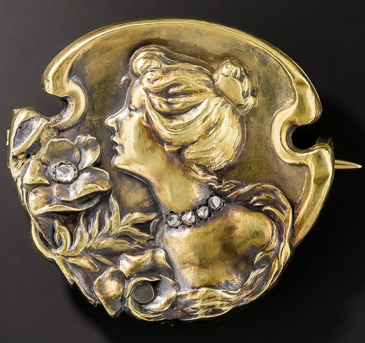 北斎の神奈川沖浪裏をモチーフにしたジャポニズム・アールヌーヴォーの