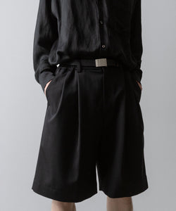 ssstein / シュタイン】 WIDE EASY SHORT TROUSERS(2/90 WOOL