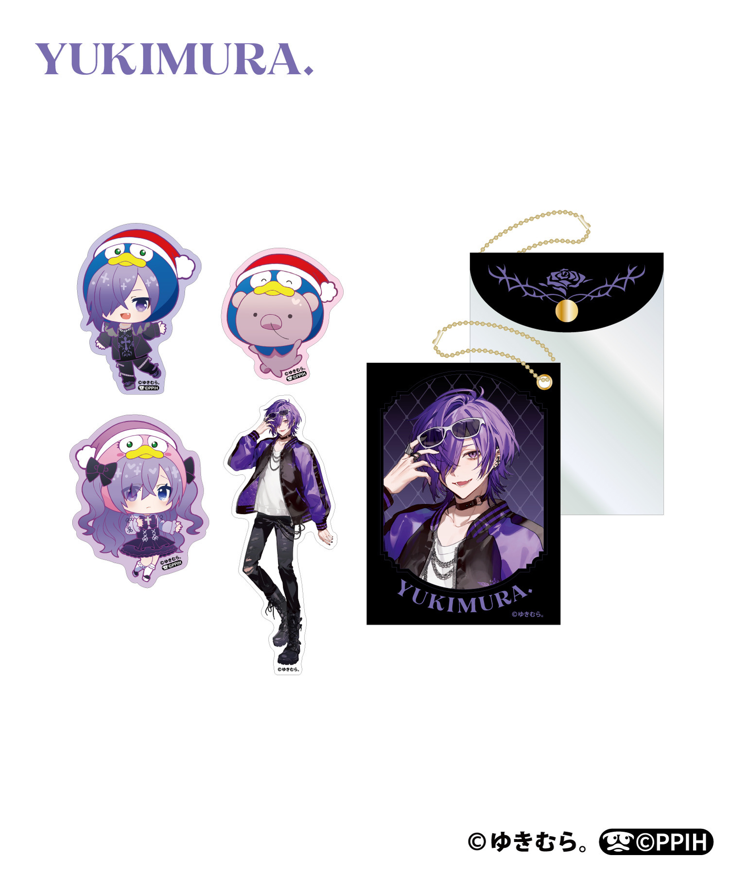 ゆきむら。』ケース付きステッカーセット｜HICUL ONLINE STORE