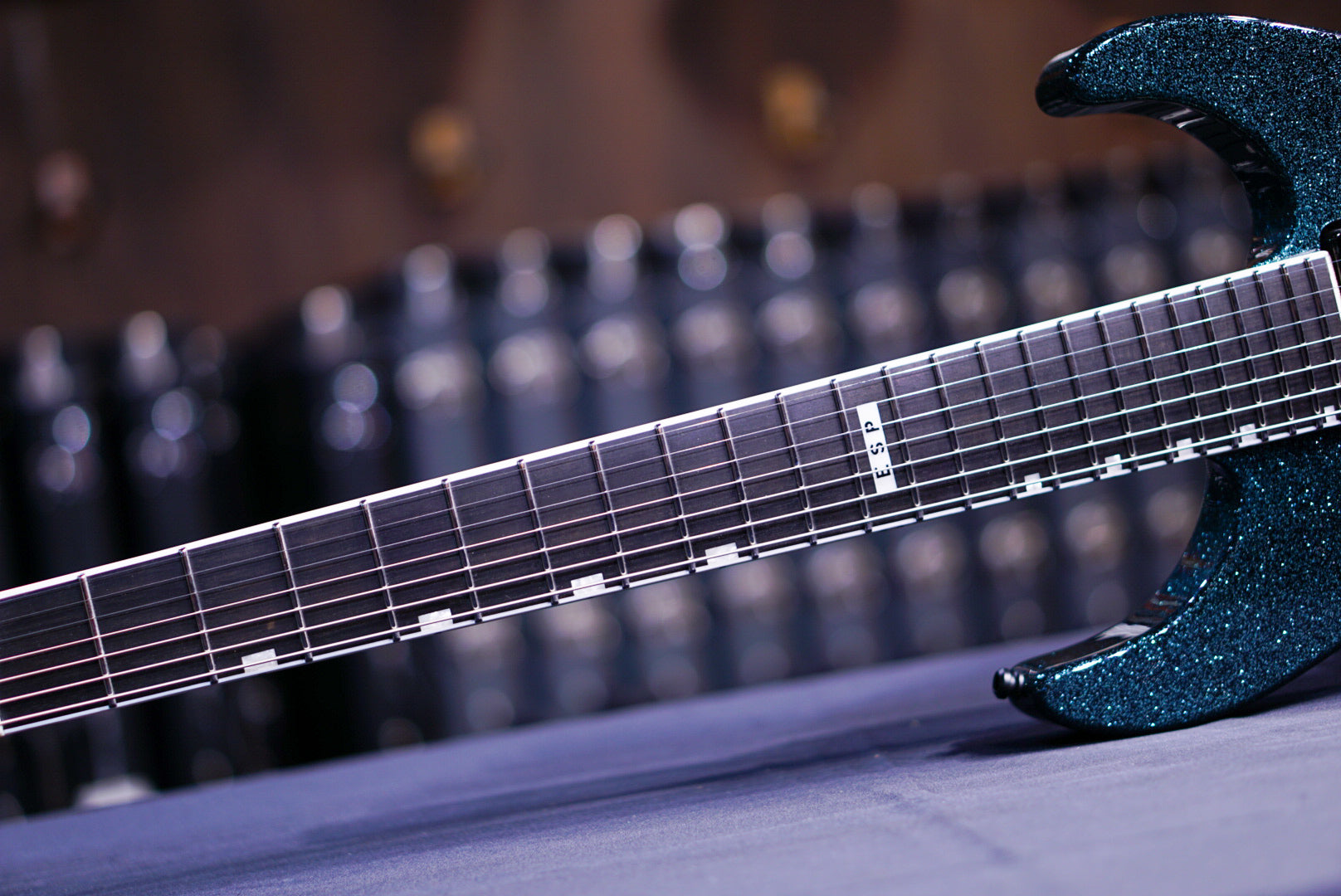 ESP E-II M-II7B Baritone evertune Granite Sparkle ES4981233