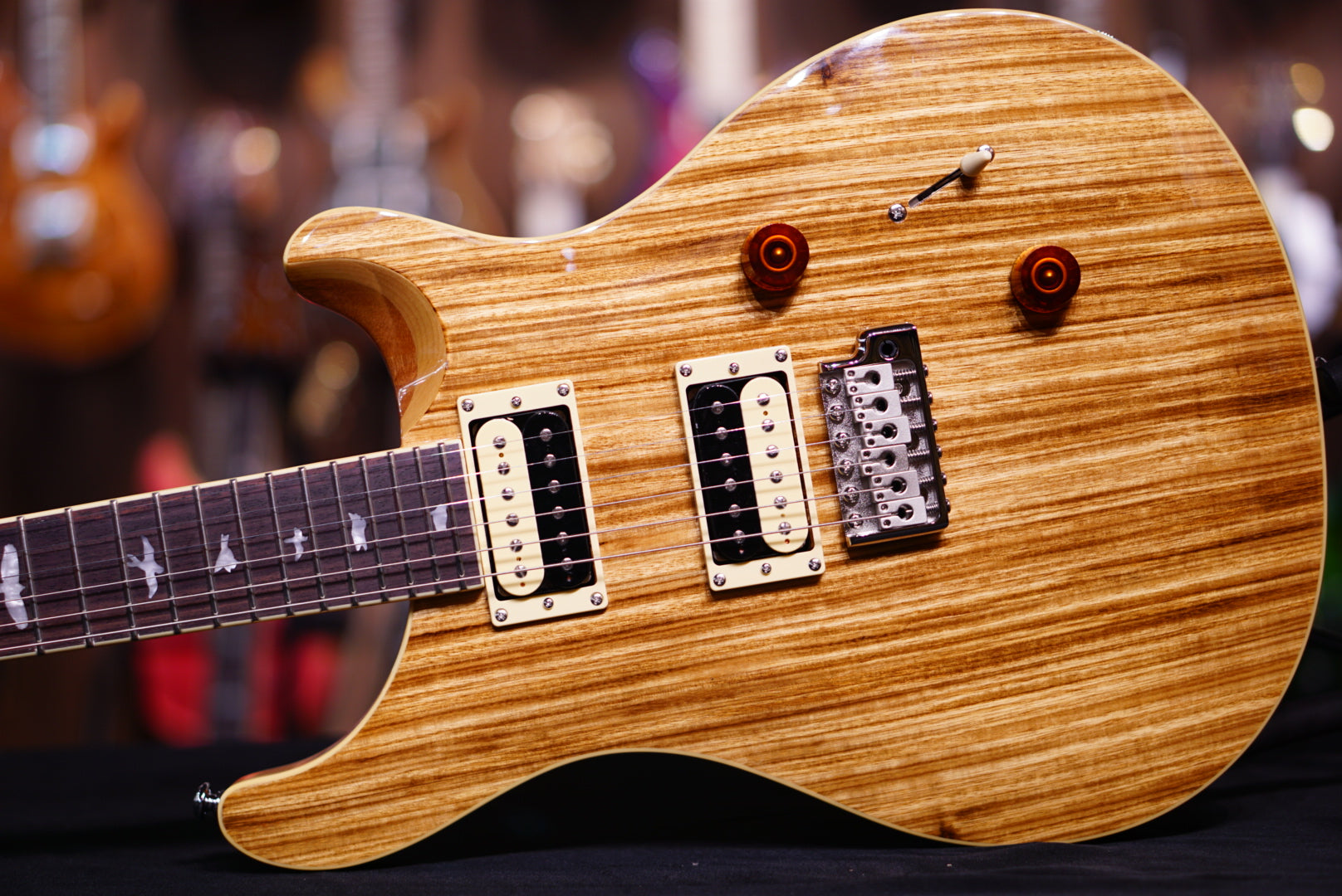 PRS SE Exotic Zebra Wood Custom 24
