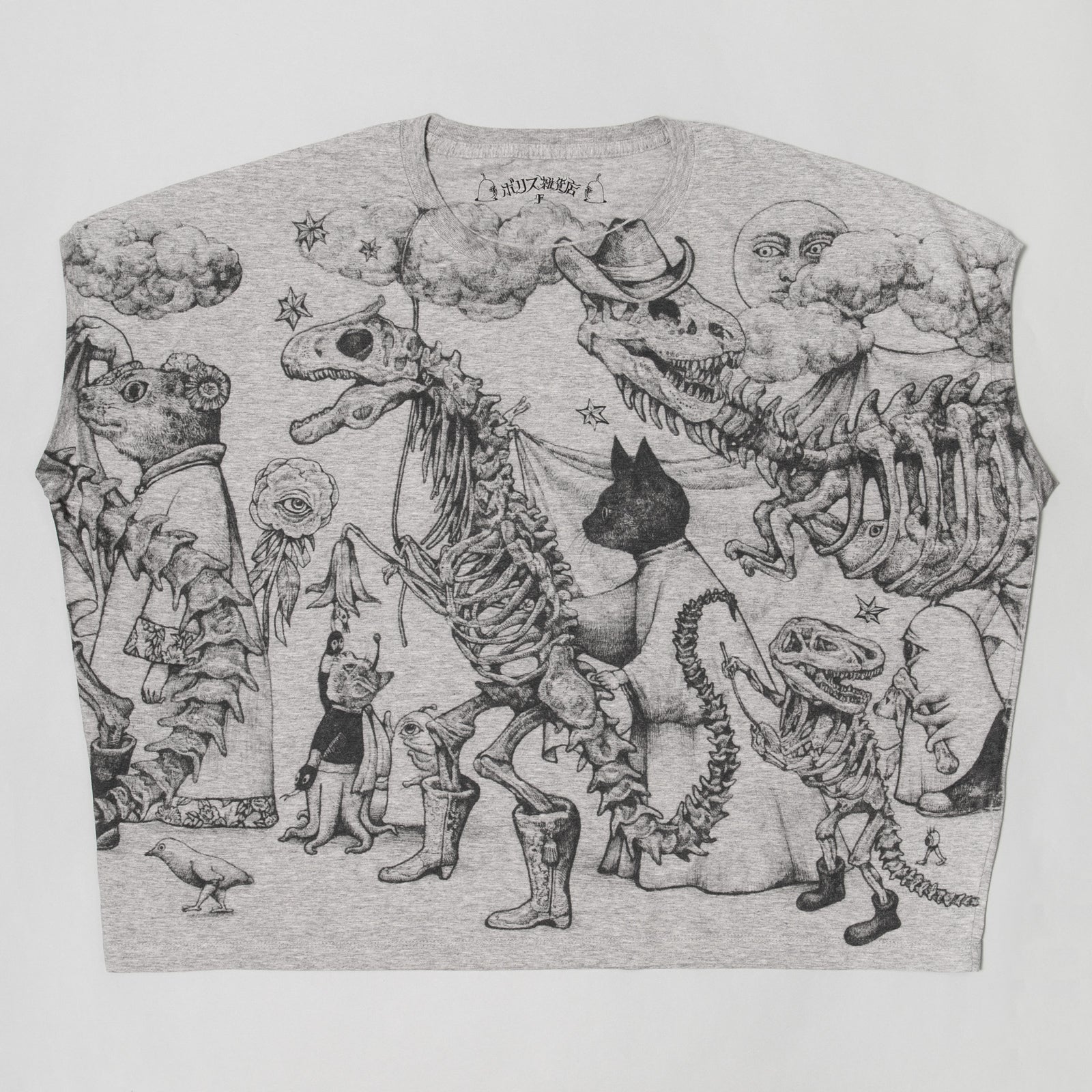 ワイドTシャツ 夜のおさんぽ – ボリス雑貨店