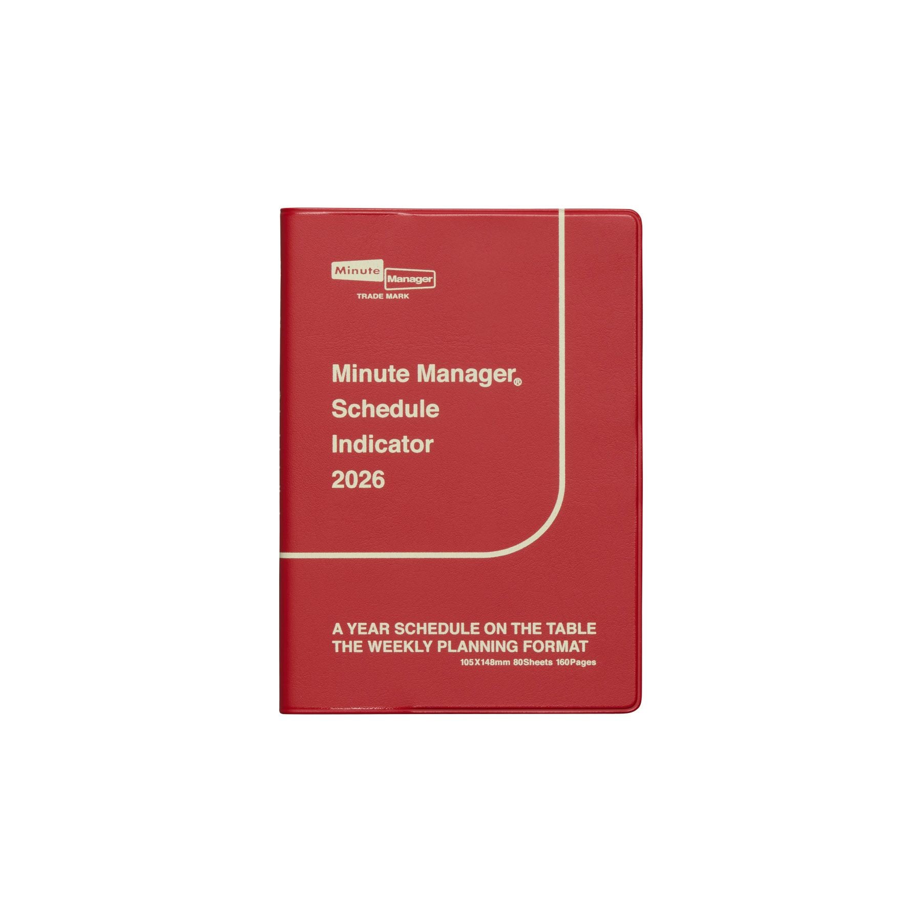 手帳 2026 ミニットマネージャー / A6 週間レフト / 2025年12月始まり